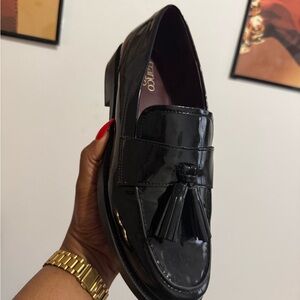 Franco Sarto Lucia Black Loafers